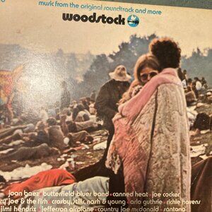 Vtg 1970 Woodstock Set 3 Records Cotillion Records Original Soundtrack